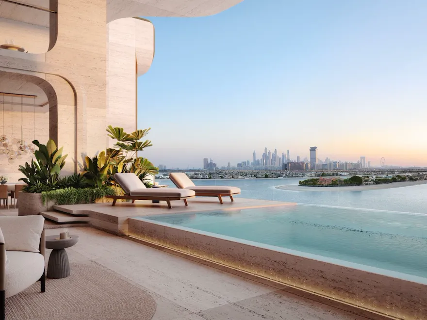 Render of The Alba residences, Dubai