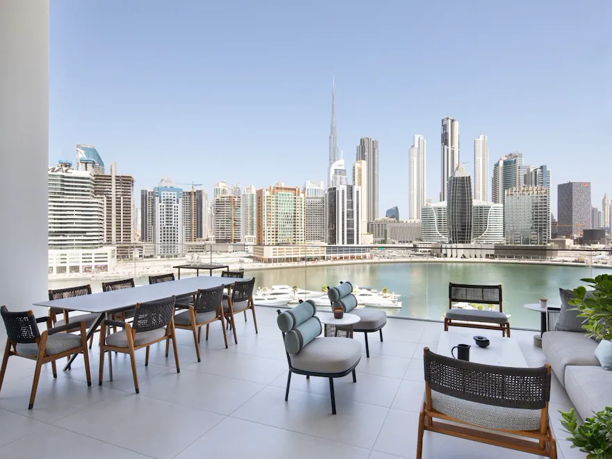 Duplex terrace at The Residences, Dubai