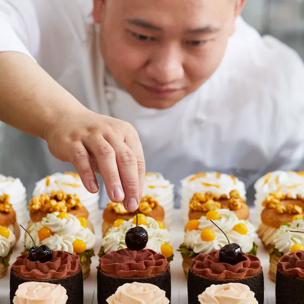 Michael Kwan Executive Pastry Chef at the Promenade