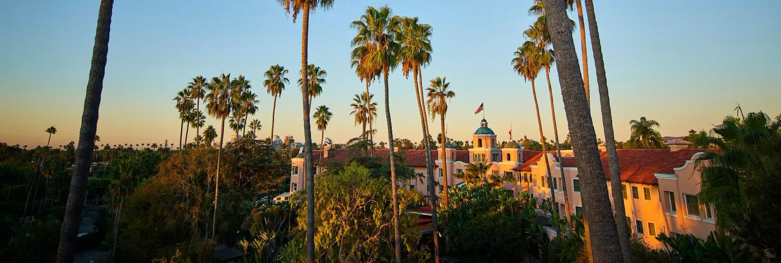 BHH exterior of hotel with hotel California view