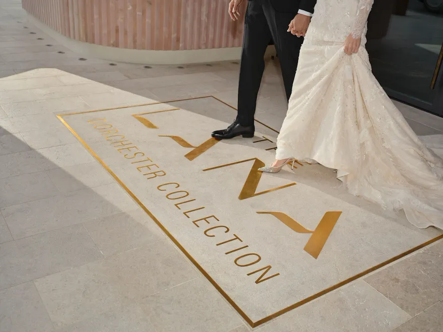 Image of wedding at The Lana - Dorchester Collection