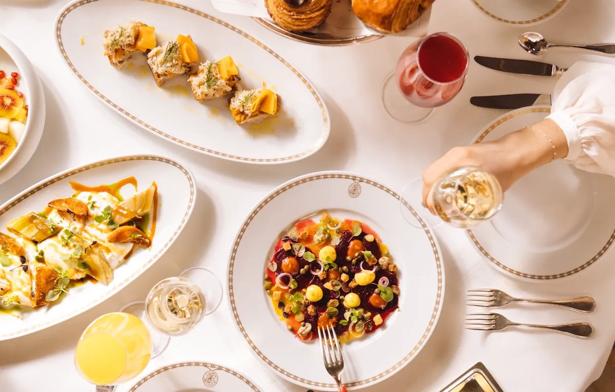 Brunch at Hotel Plaza Athénée