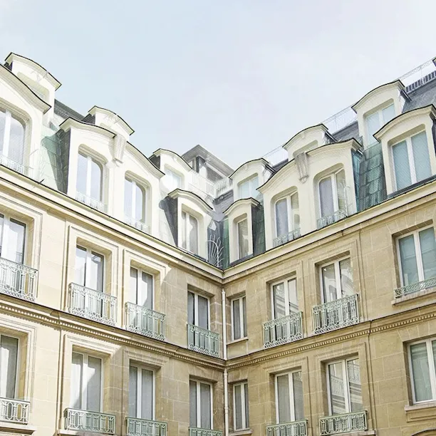 Photo d'une vue sur la cour du Meurice