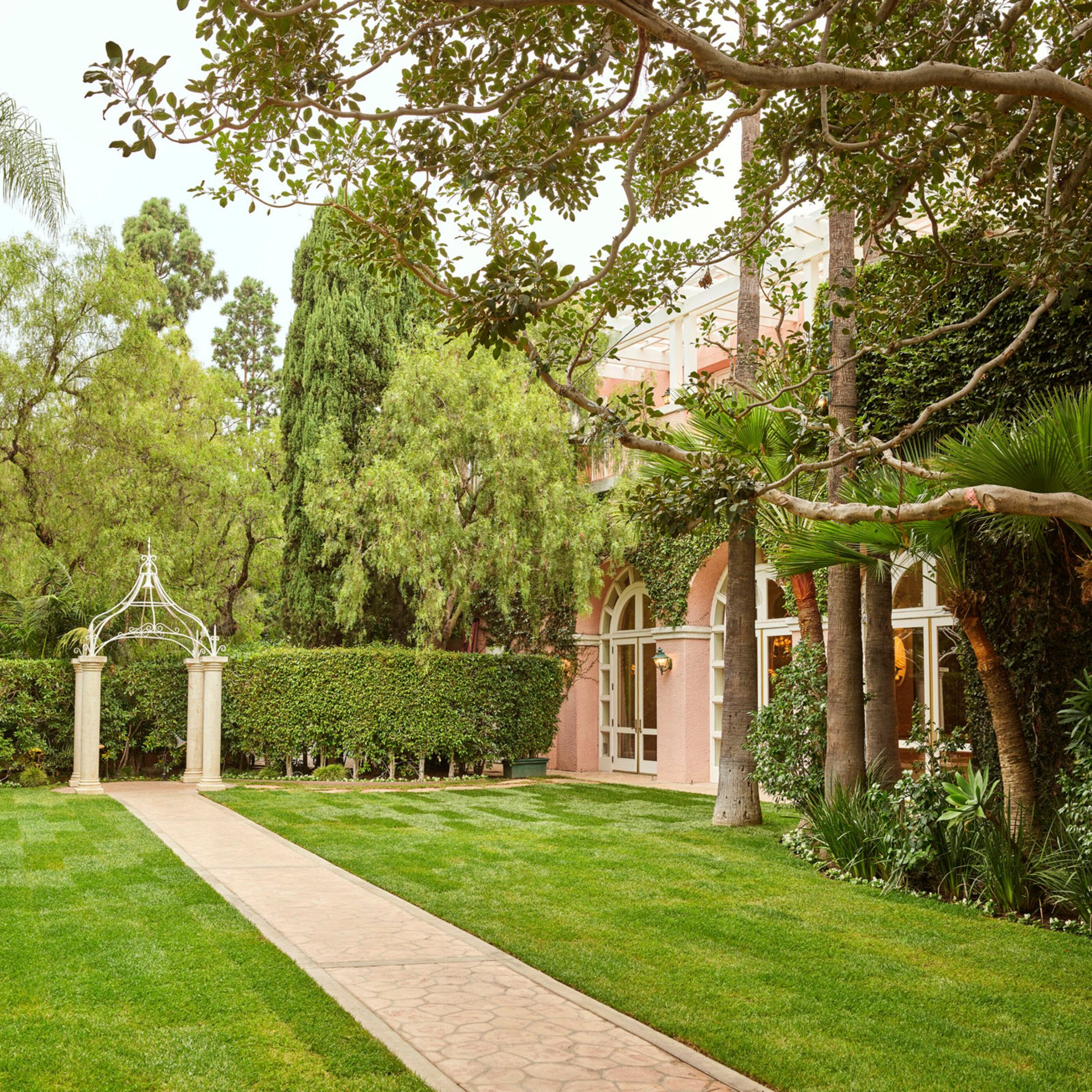 Crystal ballroom and pre-function space at The Beverly Hills Hotel
