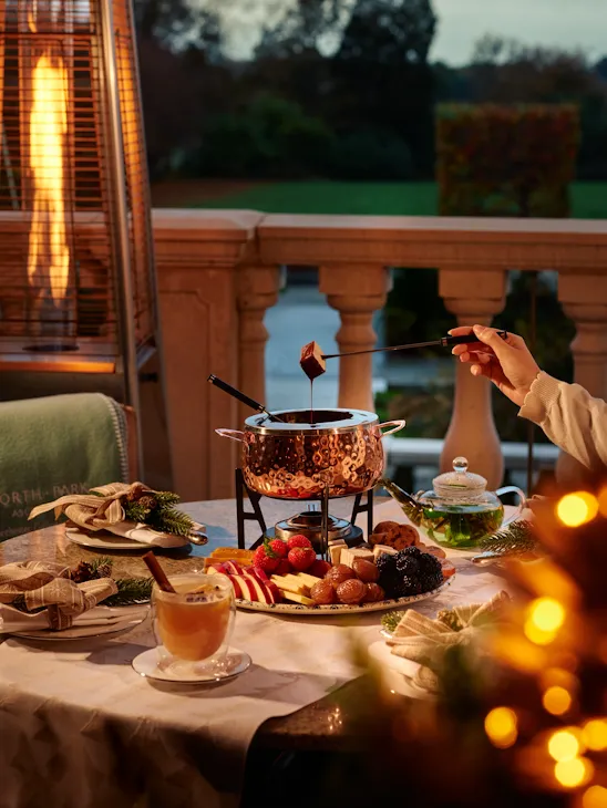 Fondue Terrace at Coworth Park