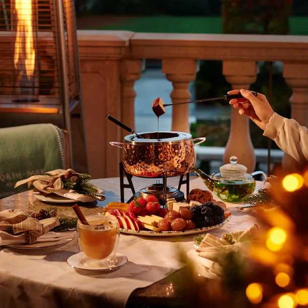 Fondue Terrace at Coworth Park