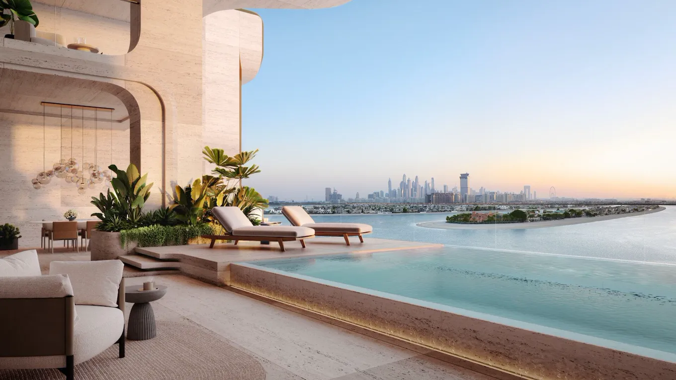 Render of The Alba residences, Dubai