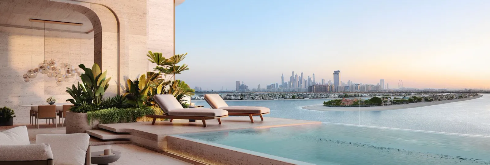 Render of The Alba residences, Dubai