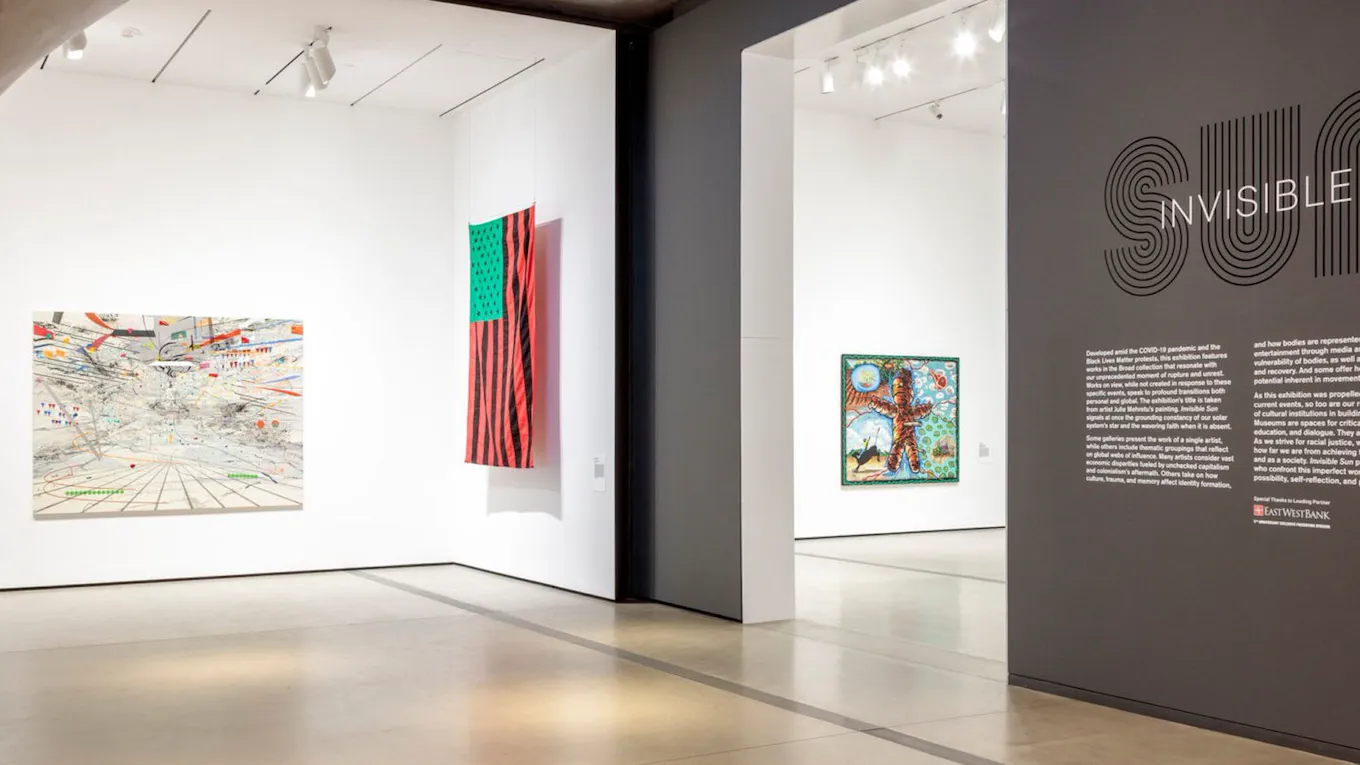 Interior view of invisible sun museum