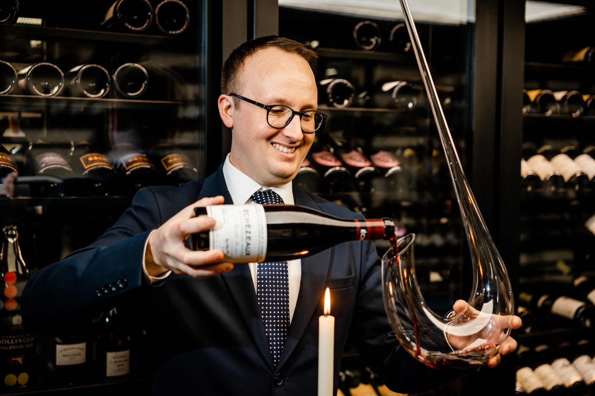 Matteo Furlan Wine Director at The Dorchester. 
