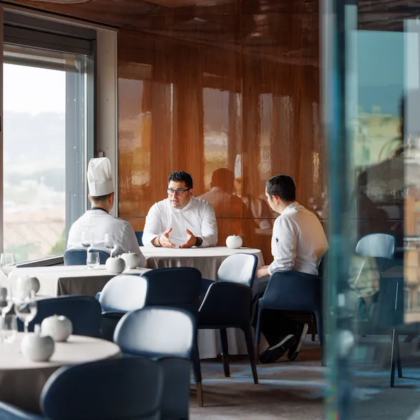 Chef Bianco and his team at La Terrazza