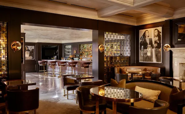 Hotel Bel-Air Bar and Lounge interior space, Los Angeles