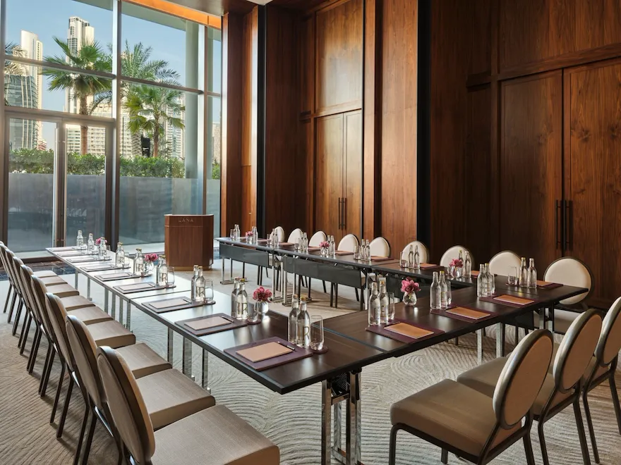 The Lana corporate event set up interior, Dubai