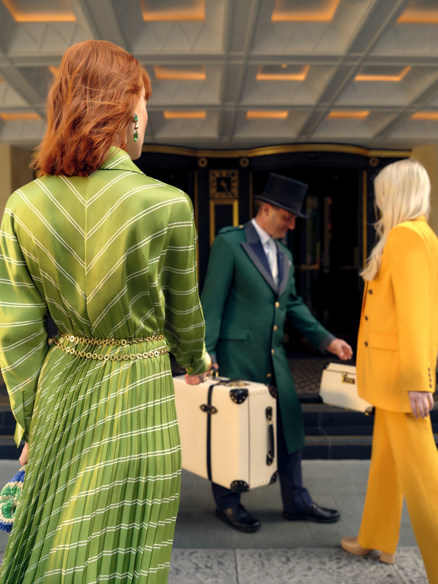 Brand advertorial shoot at The Dorchester 