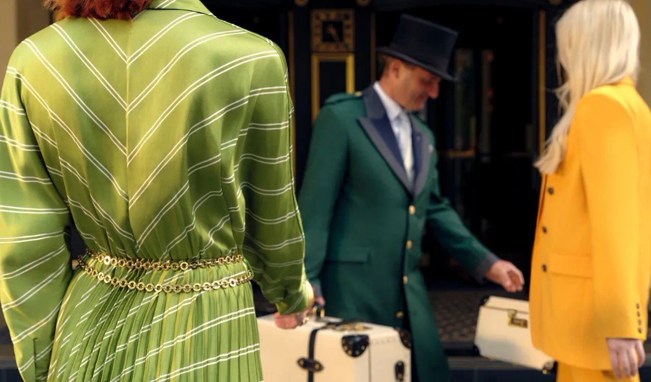 Brand advertorial shoot at The Dorchester