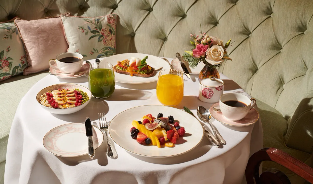 The Promenade healthy breakfast at The Dorchester.