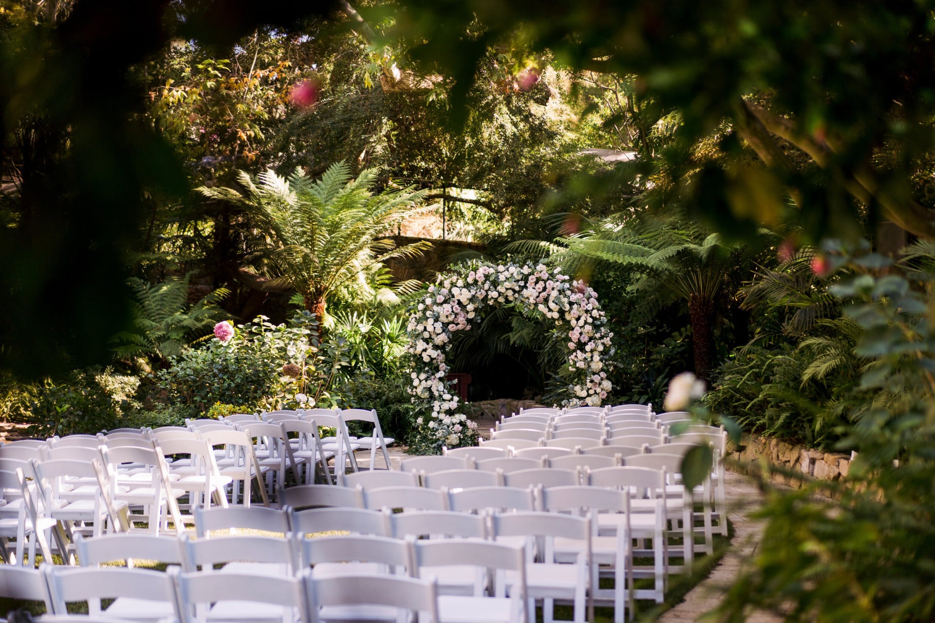 Unmatched wedding backdrop and unique spaces at Hotel Bel-Air