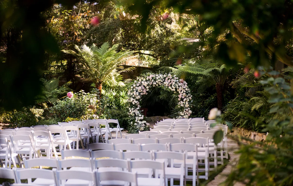 Unmatched wedding backdrop and unique spaces at Hotel Bel-Air