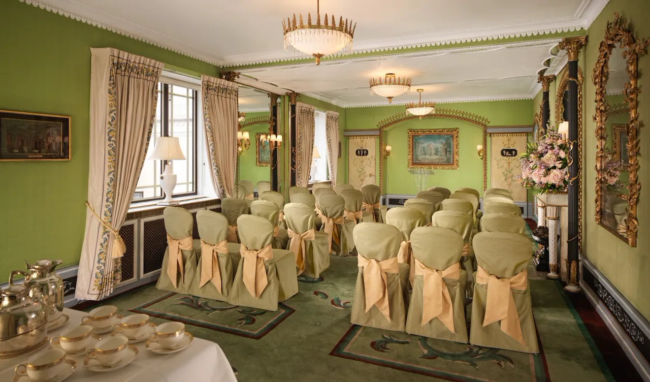 The Dorchester Penthouse & Pavilion conference set up