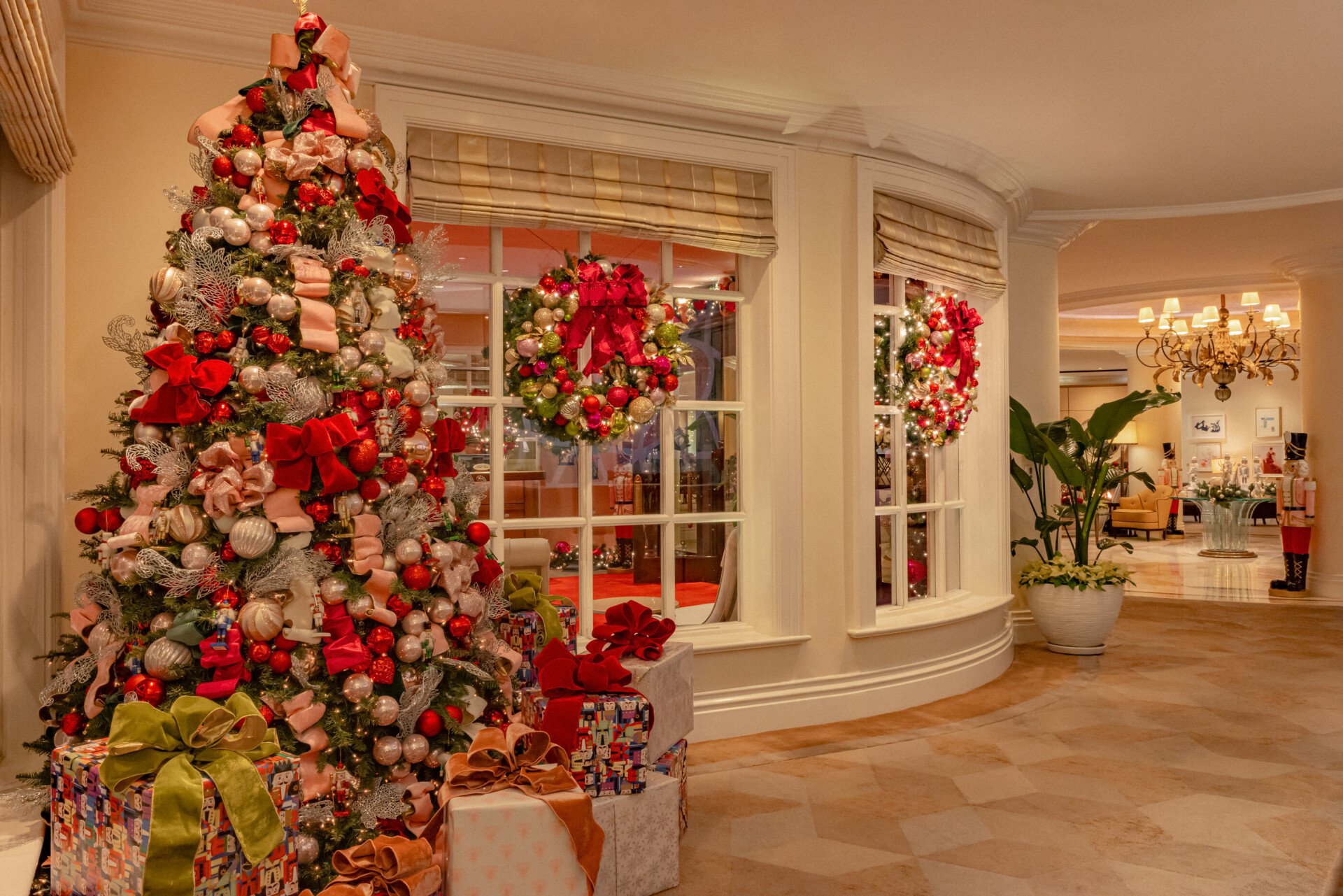 Holiday Decor in lobby 