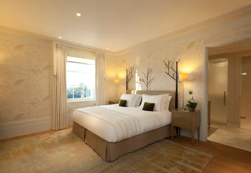 Mansion house superior room interior at Coworth Park, Ascot