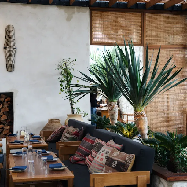 Interior of Elephante Restaurant in Santa Monica