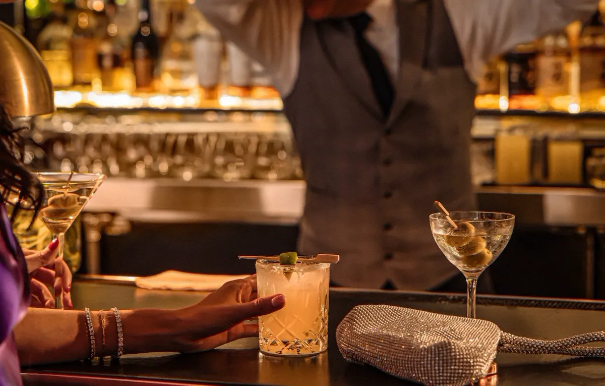 Dining in the Bar & Lounge at Hotel Bel-Air, Los Angeles