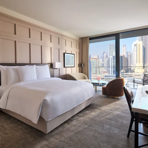 Marina Junior suite interior at The Lana, Dubai