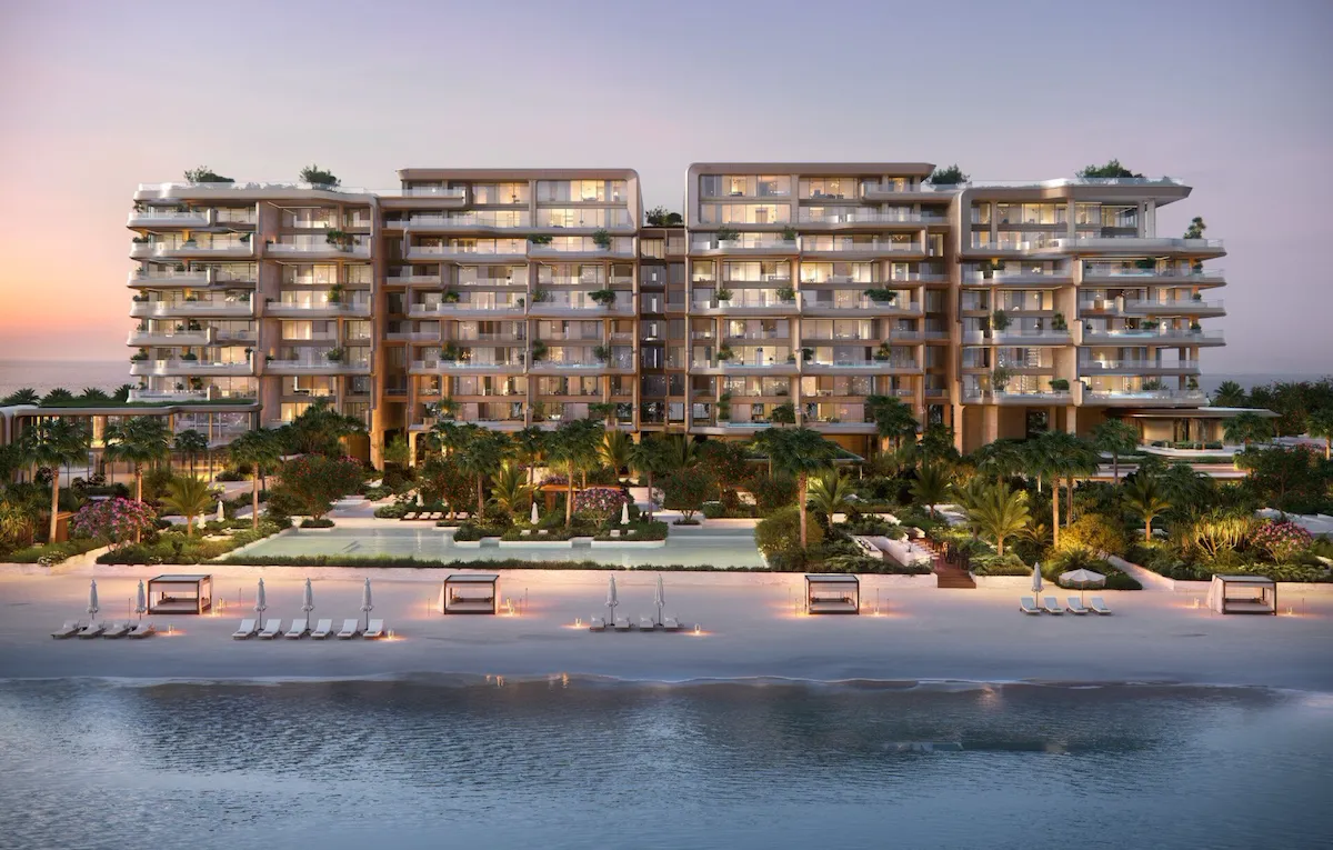 Render of The Alba residences, Dubai