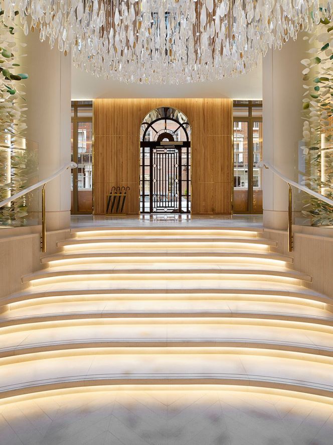 Lobby entrance interior of Mayfair Park Residences, London