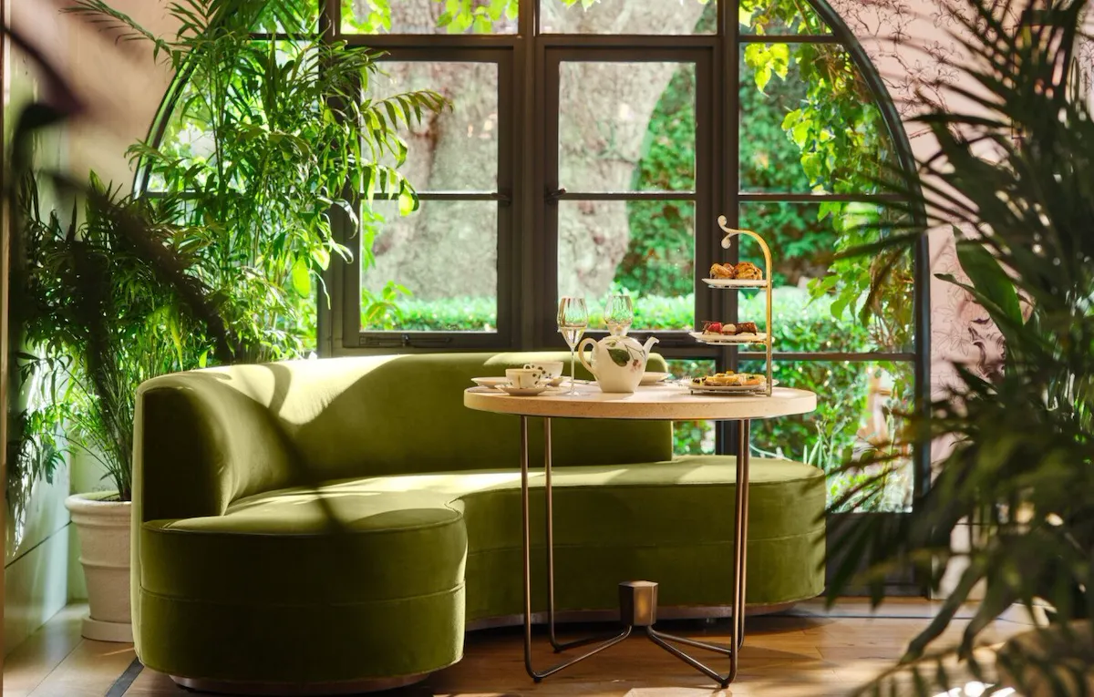 Afternoon tea moment in The Living Room