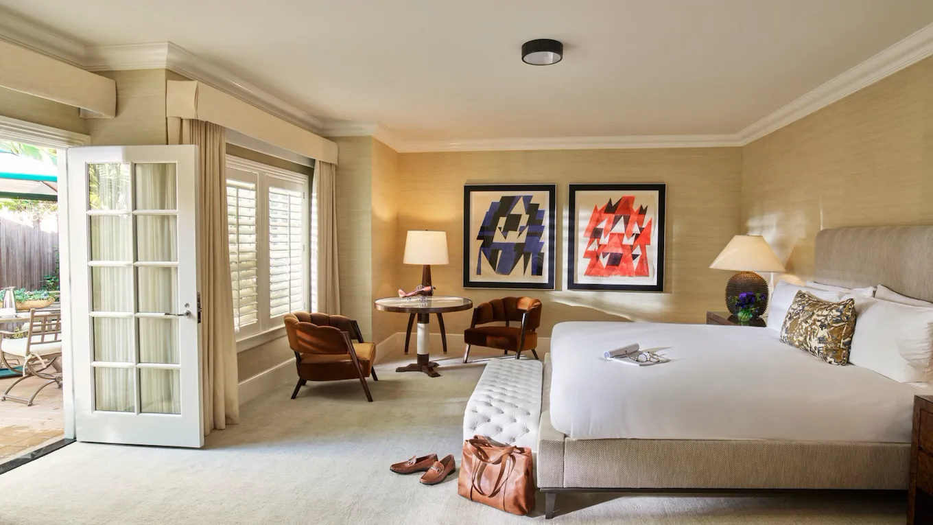 Bungalow 3A Bedroom at The Beverly Hills Hotel, Los Angeles