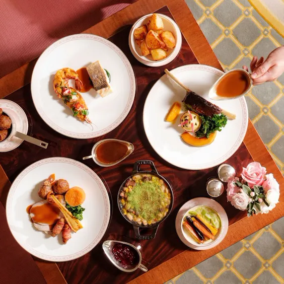 Images showing thanksgiving dishes at The Promenade