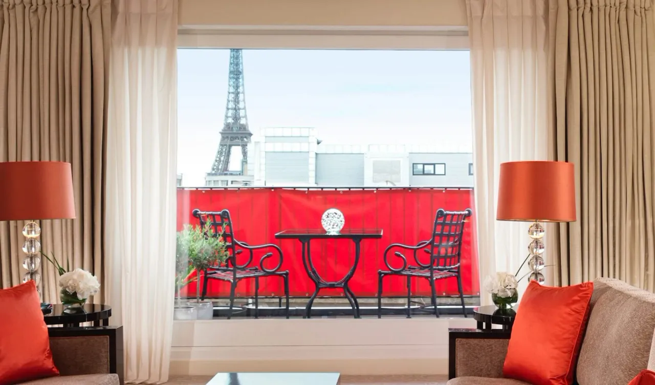 Picture of L'appartement Living Room and Terrasse with Eiffel Tower view