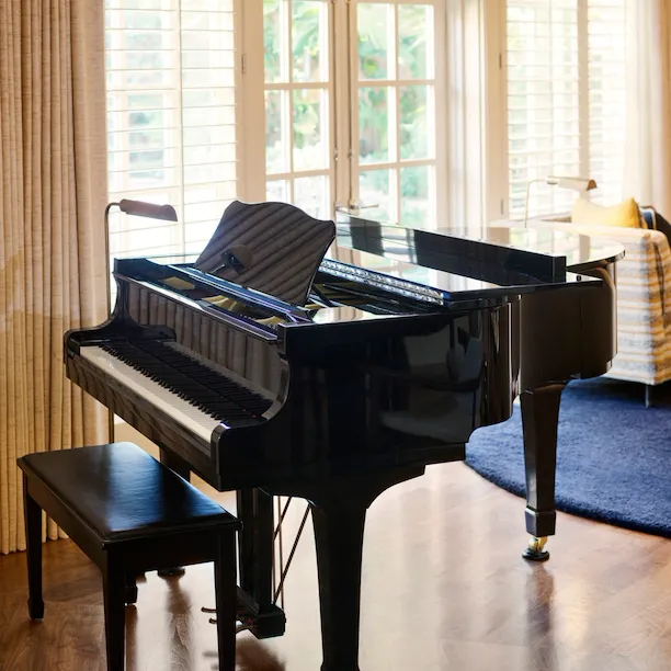 Bungalow 22A Piano at The Beverly Hills Hotel, Los Angeles
