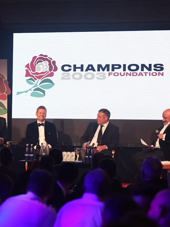 Rugby World Cup gala dinner hosted at The Dorchester, Mayfair