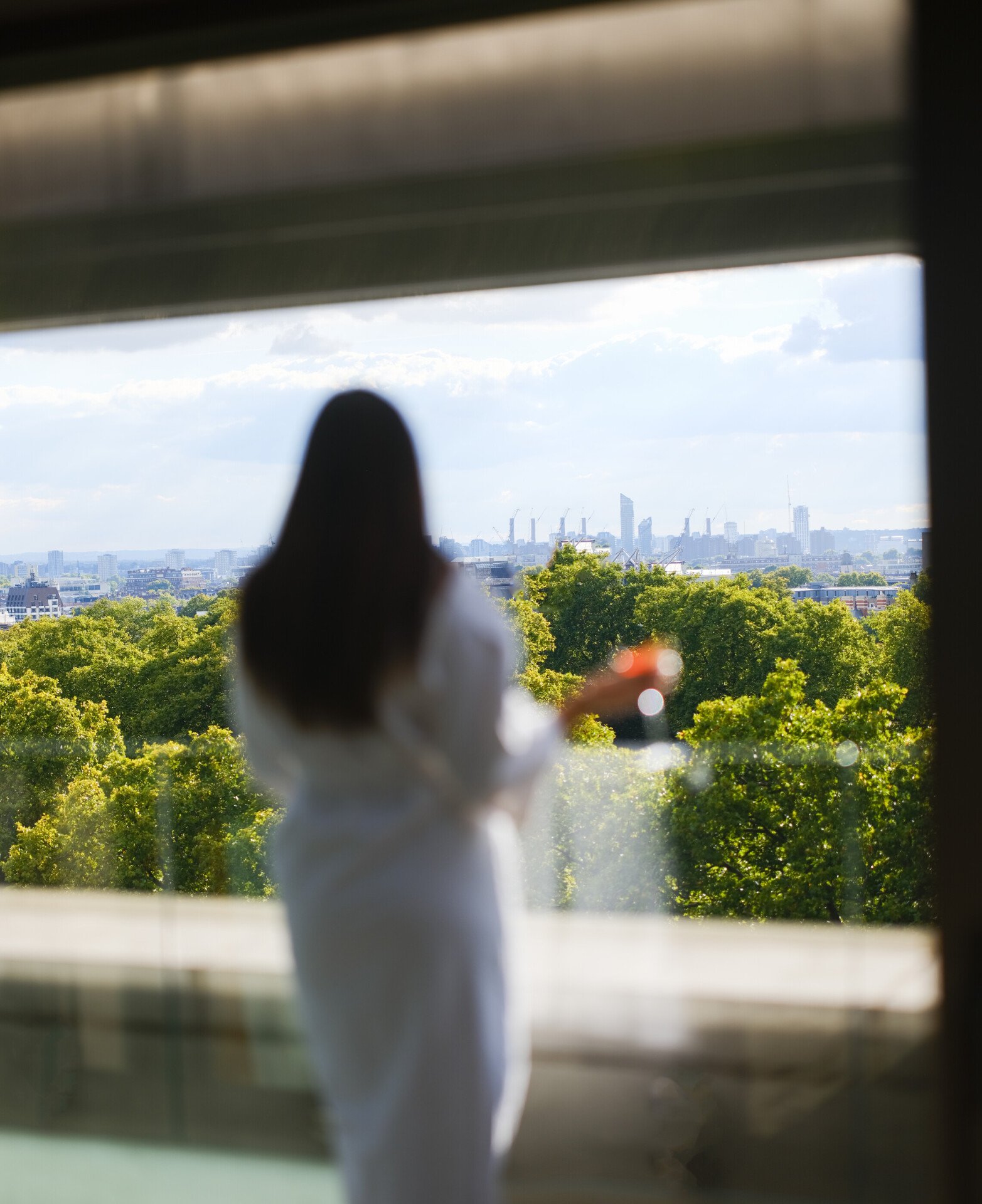 Views over Hyde Park from suite 