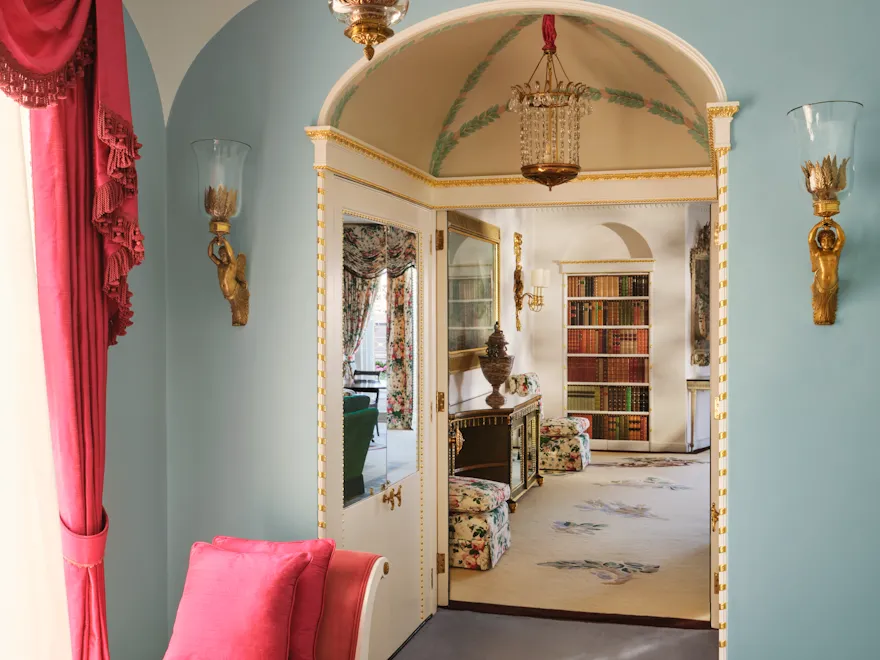 The Dorchester Signature Suite Oliver Messel Hallway Living Space