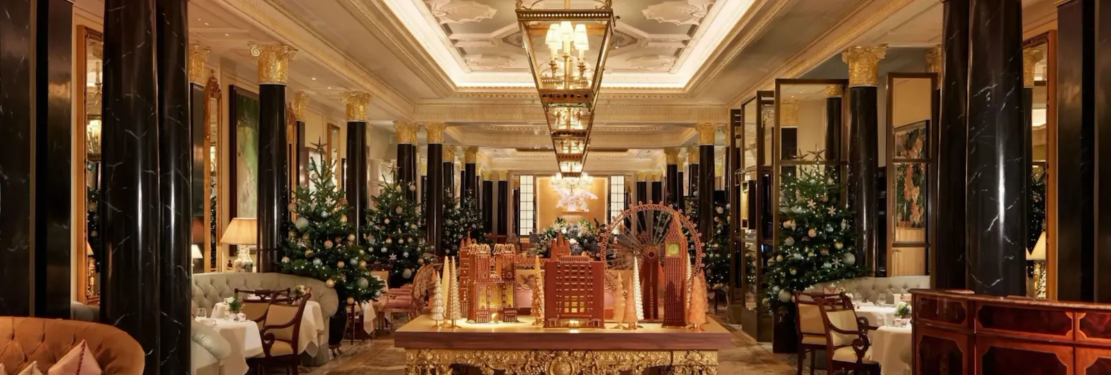 Festive decorations and celebrations at The Dorchester