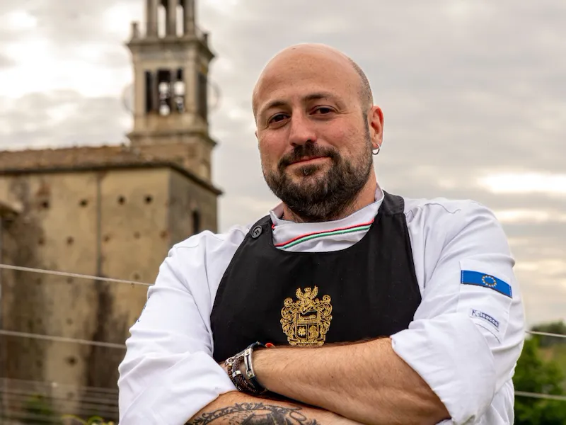 Mario di Giovanni chef at Masciarelli winery