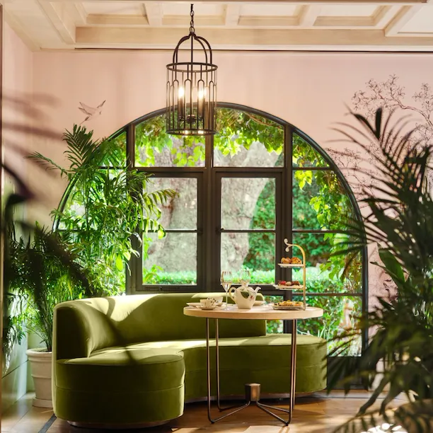 Afternoon tea moment in The Living Room