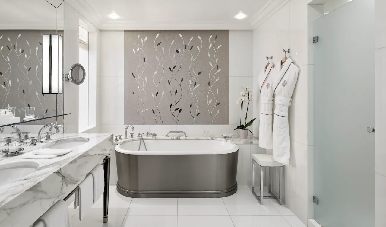 La salle de bain de la junior suite prestige