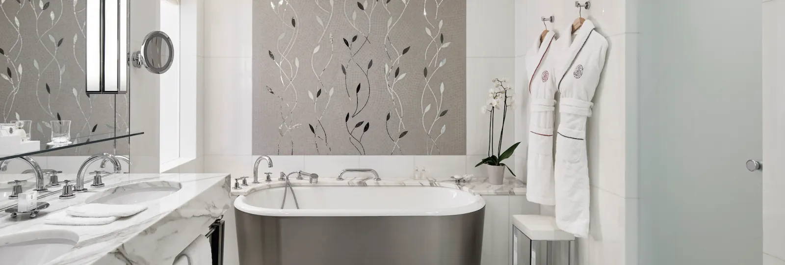 La salle de bain de la junior suite prestige