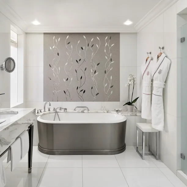 A casa de banho da suite júnior prestige