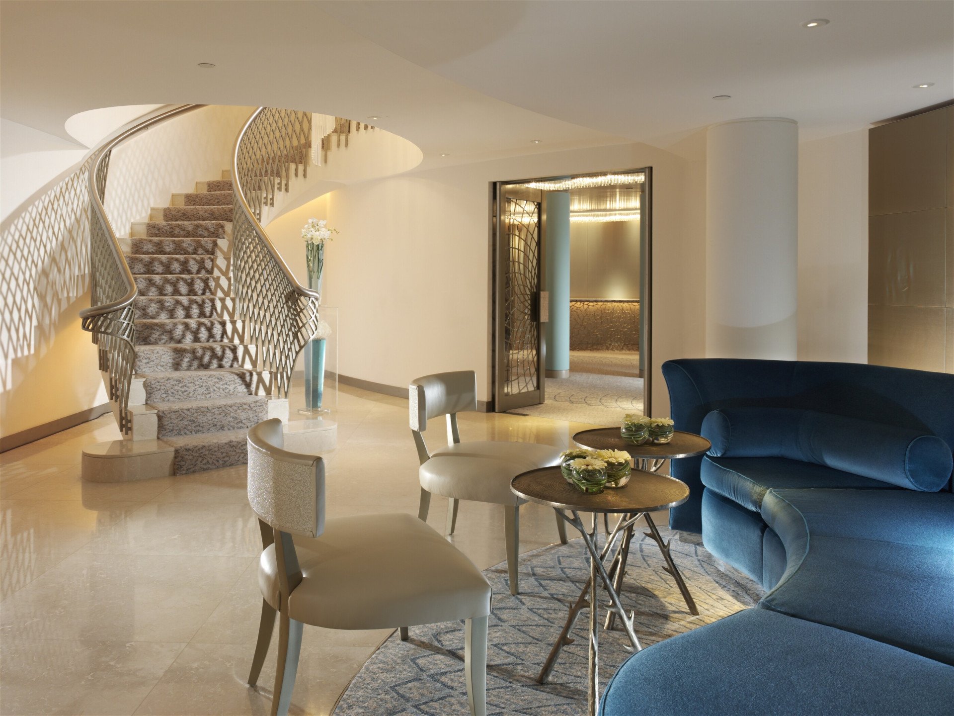 The Dorchester Crystal Suite staircase 