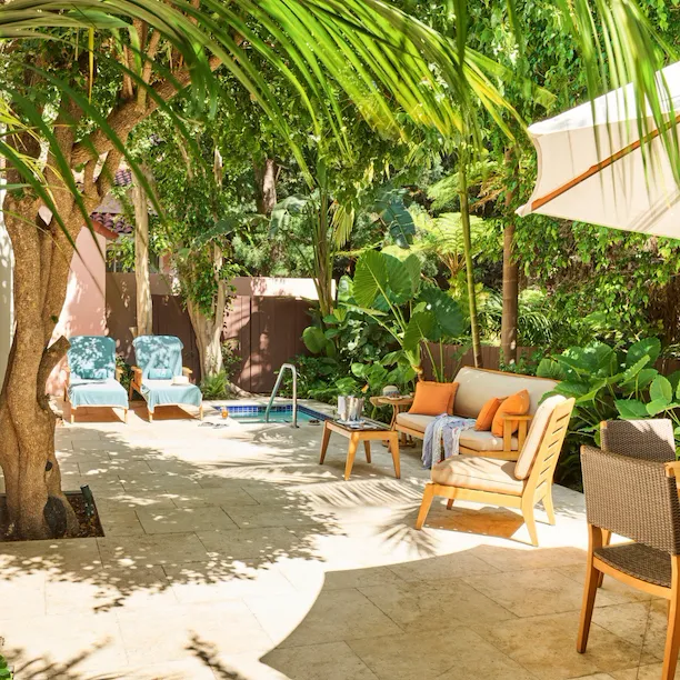 Swan Lake Suite private patio