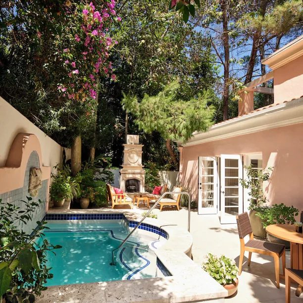 Stone Canyon Suite Patio at Hotel Bel-Air, Los Angeles