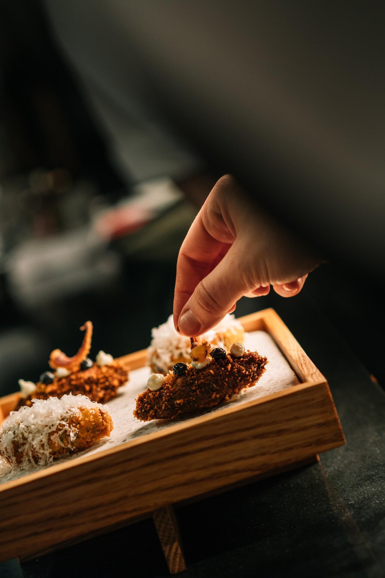 Images capturing main courses, desserts, drinks and view at Jara by Martín Berasategui.