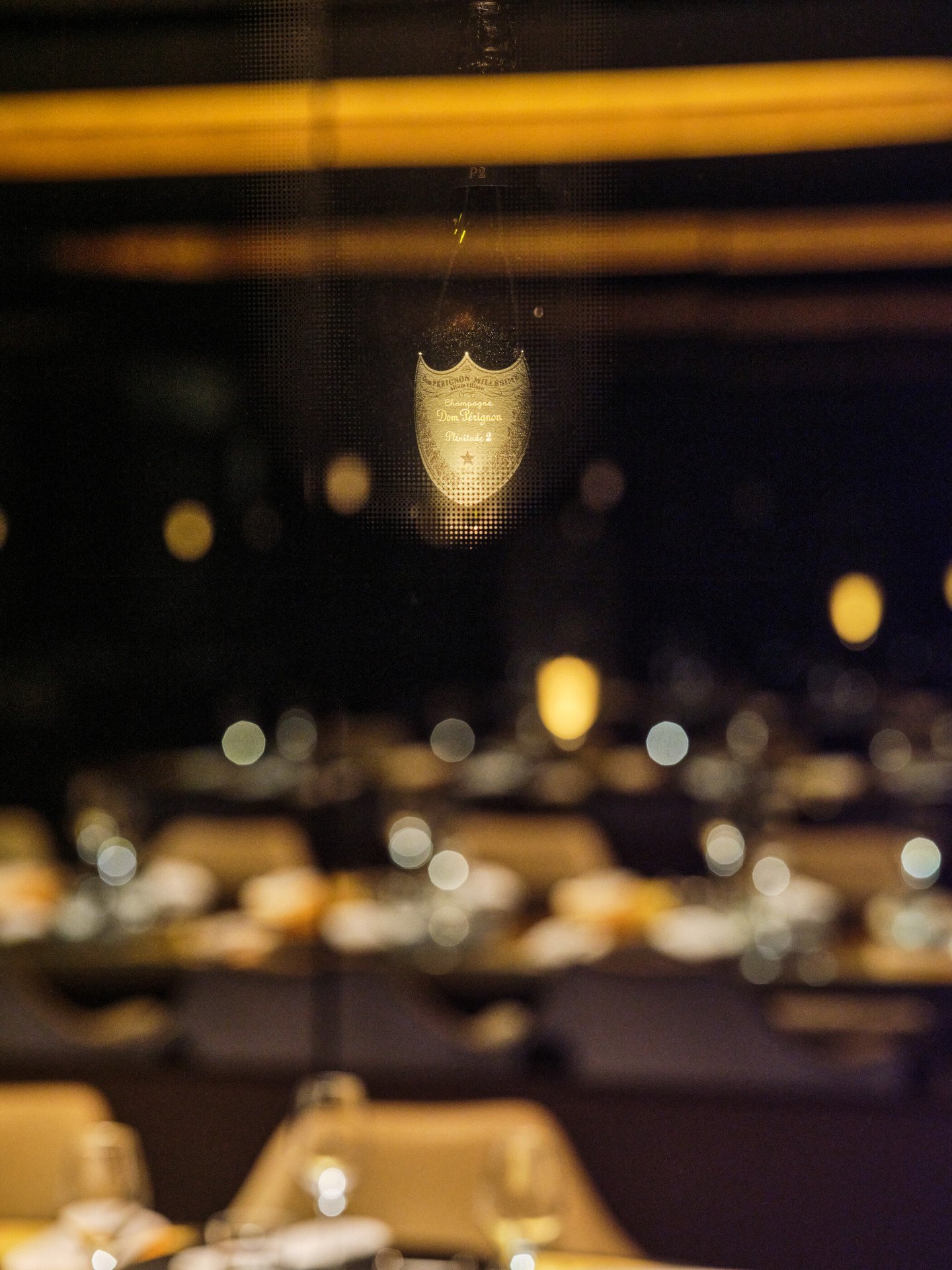 Bouteille de Dom Pérignon dans la Table du Chef du Meurice, Paris - Dorchester Collection