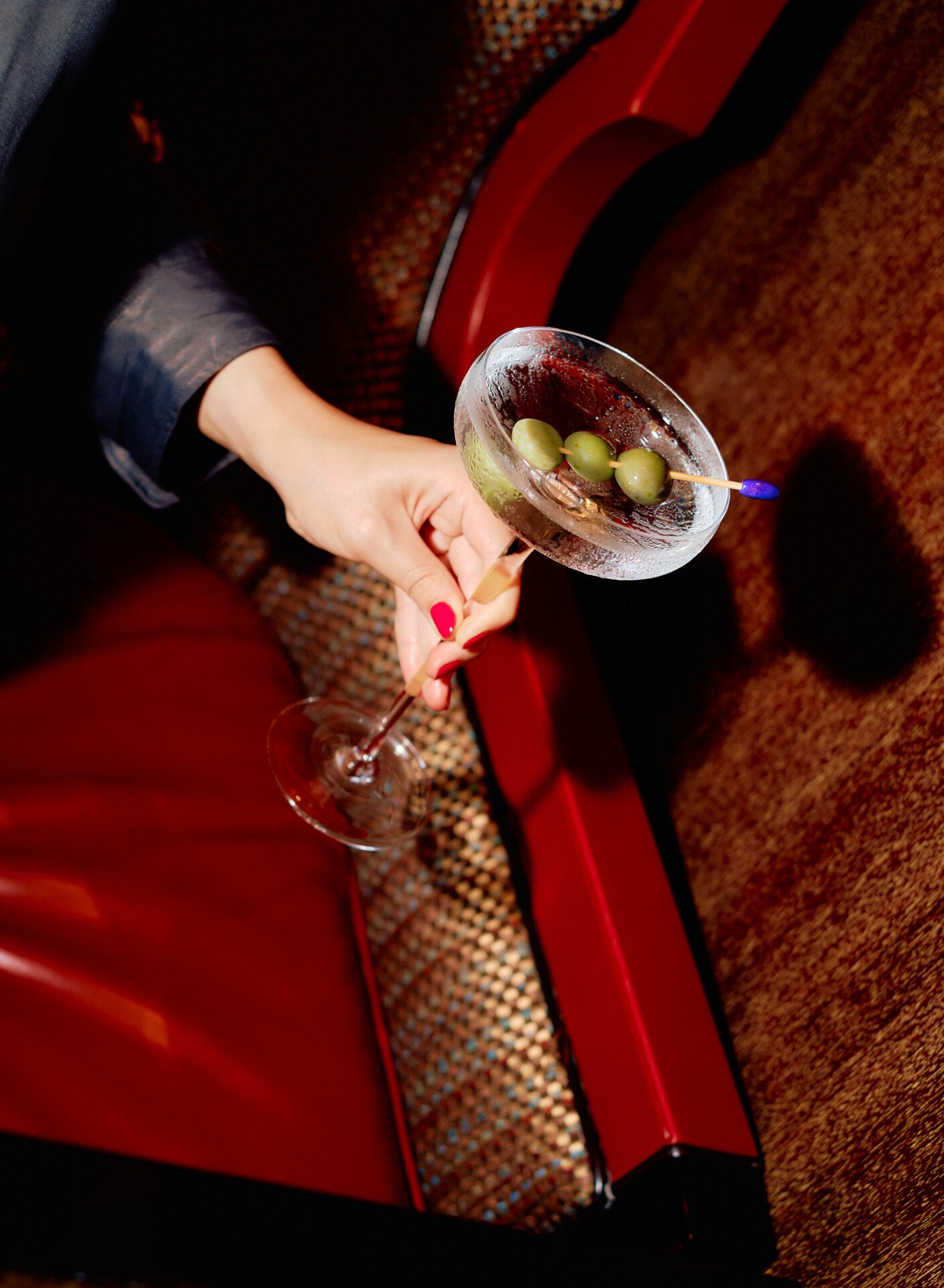 Woman looking out window of Park Lane Studio